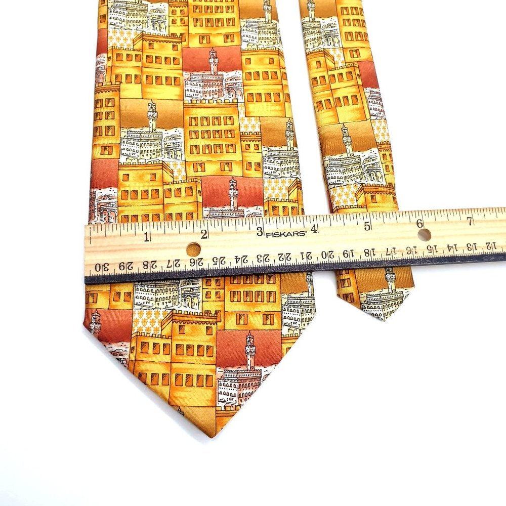 Fantaise Italiane Mens Italian Designer Necktie Accessory Office Work Casual - Picture 3 of 5
